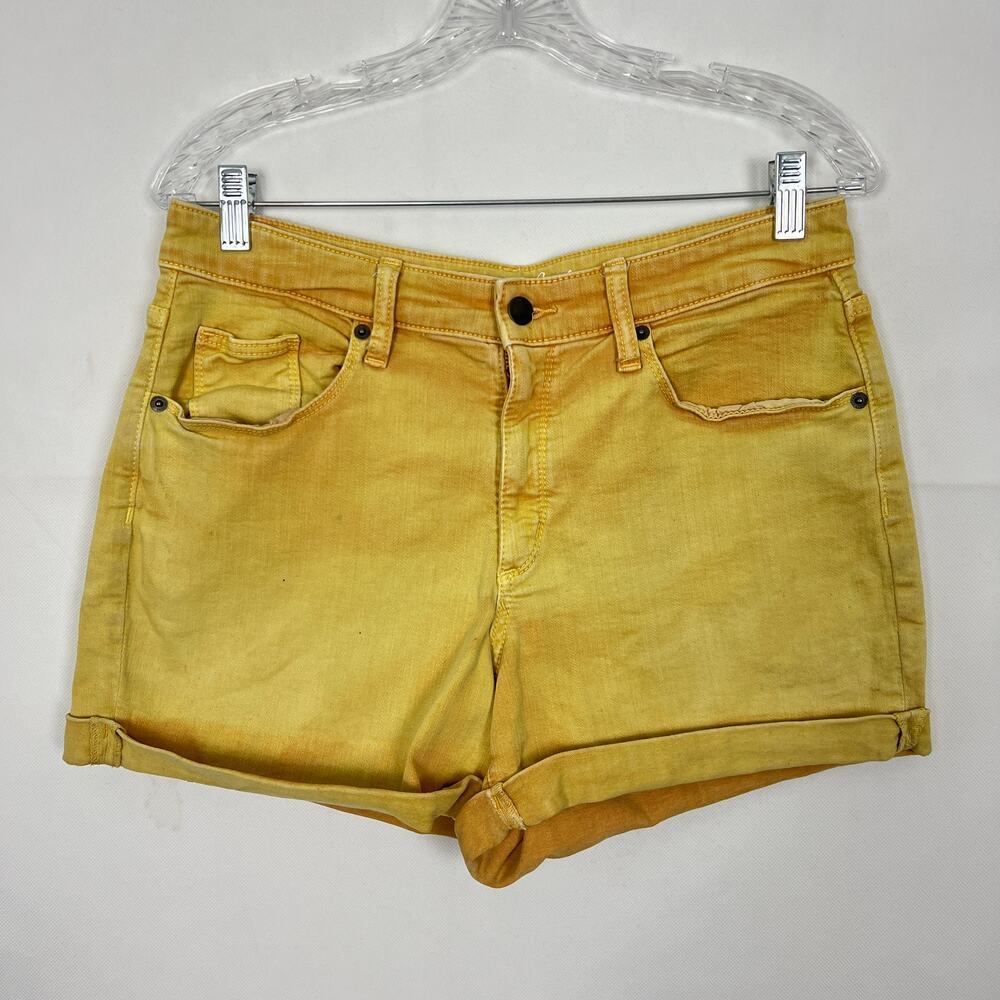 Universal Thread High-Rise Yellow Denim Shorts Size 10